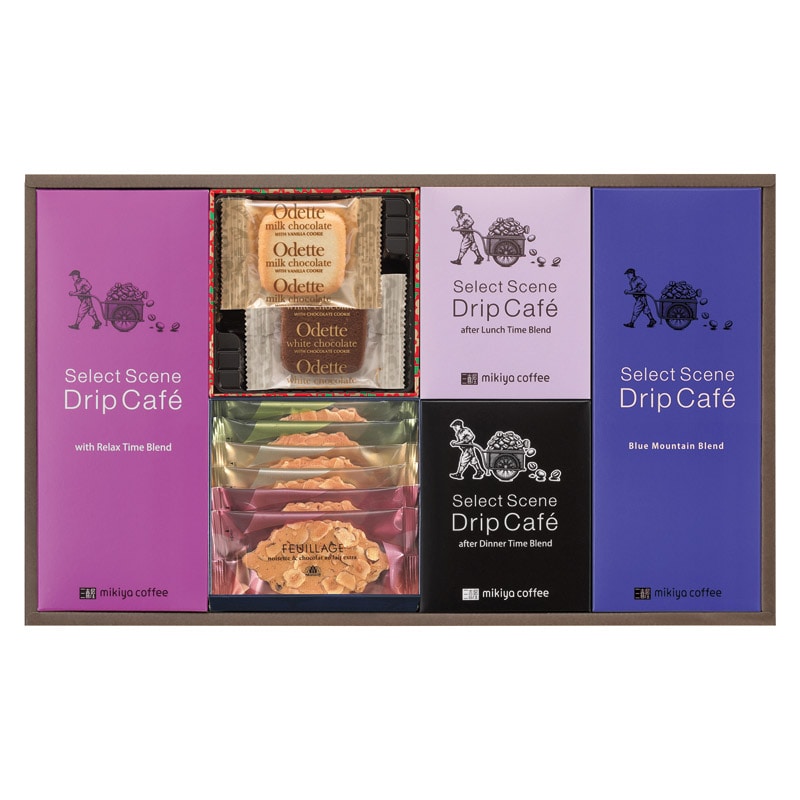 三喜屋珈琲 セレクトシーンドリップコーヒー&モロゾフ焼菓子詰合せ  ／インスタントコーヒー コーヒー 水・ソフトドリンク 飲料 ホワイトデー お返し 人気 プチ 卒業 入学 記念品 プレゼント お祝 2026 送料無料 ギフト プレゼント