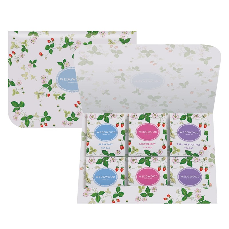 ウェッジウッド ワイルド ストロベリー ティーバッグ  ／紅茶 お茶・紅茶 水・ソフトドリンク 飲料 ホワイトデー お返し 人気 プチ 卒業 入学 記念品 プレゼント お祝 2026 送料無料 ギフト プレゼント