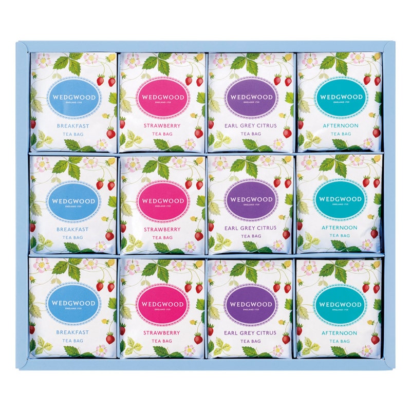 ウェッジウッド ワイルド ストロベリー ティーバッグ  ／紅茶 お茶・紅茶 水・ソフトドリンク 飲料 ホワイトデー お返し 人気 プチ 卒業 入学 記念品 プレゼント お祝 2026 送料無料 ギフト プレゼント
