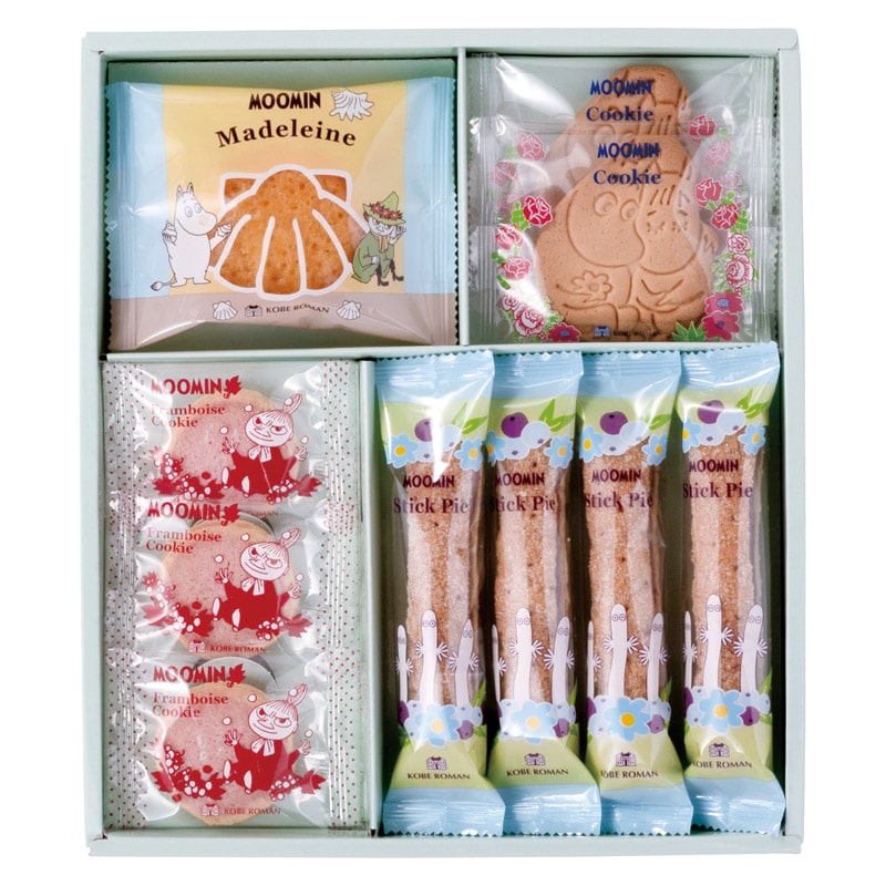 ムーミン スイーツセット  ／各種洋菓子セット 洋菓子 スイーツ・お菓子 食品 ギフト プレゼント プチギフト 祝い バレンタイン チョコ 以外 子供 友達 ホワイトデー お返し 人気 カード