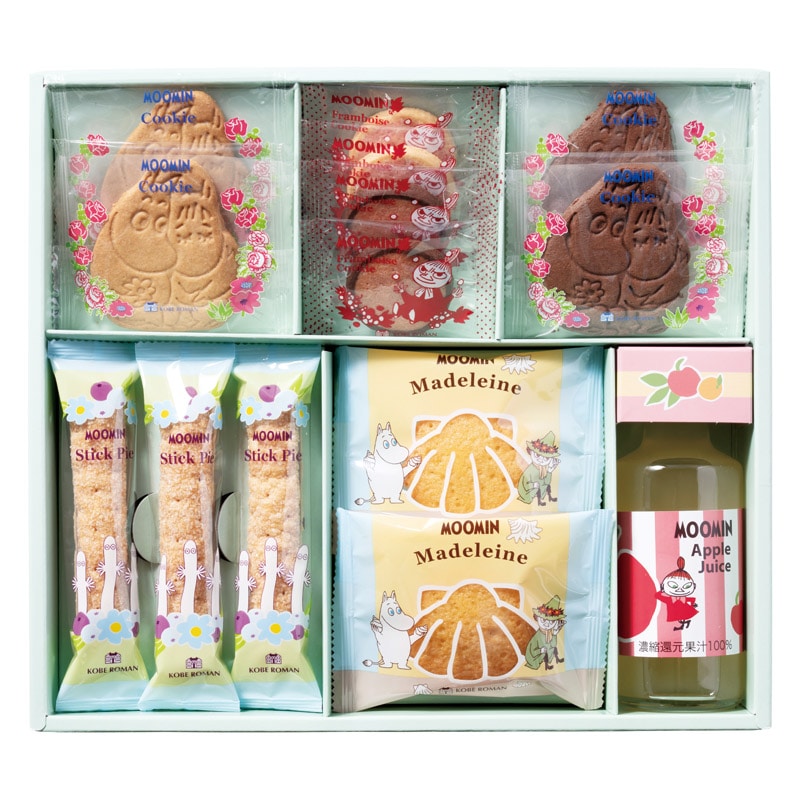 ムーミン ジュース&スイーツセット  ／野菜・果実飲料 水・ソフトドリンク 飲料 ホワイトデー お返し 人気 プチ 卒業 入学 記念品 プレゼント お祝 2026 送料無料 ギフト プレゼント