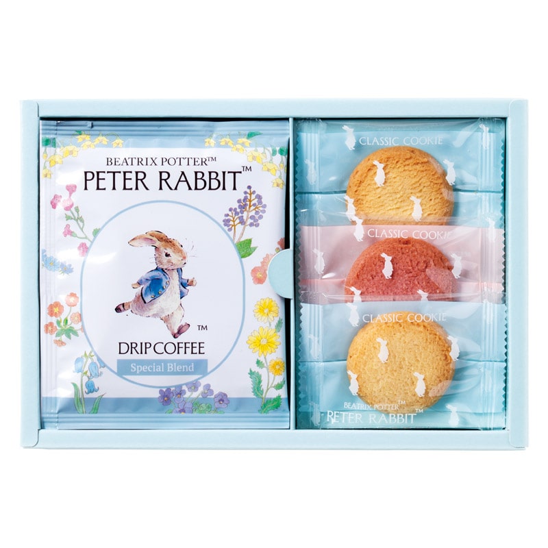 ピーターラビット コーヒー&スイーツギフト  ／各種洋菓子セット 洋菓子 スイーツ・お菓子 食品 ギフト プレゼント プチギフト 祝い バレンタイン チョコ 以外 子供 友達 ホワイトデー お返し 人気 カード