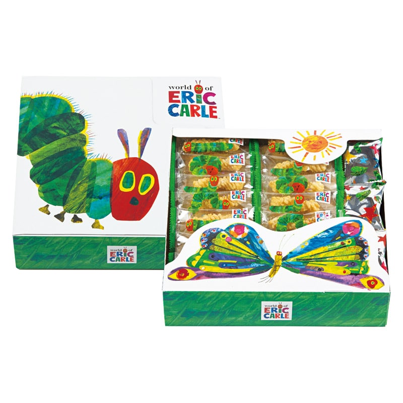 はらぺこあおむし おやつアソート  ／各種洋菓子セット 洋菓子 スイーツ・お菓子 食品 ギフト プレゼント プチギフト 祝い バレンタイン チョコ 以外 子供 友達 ホワイトデー お返し 人気 カード