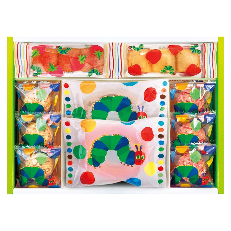 はらぺこあおむし スイーツギフト  ／各種洋菓子セット 洋菓子 スイーツ・お菓子 食品 ギフト プレゼント プチギフト 祝い バレンタイン チョコ 以外 子供 友達 ホワイトデー お返し 人気 カード