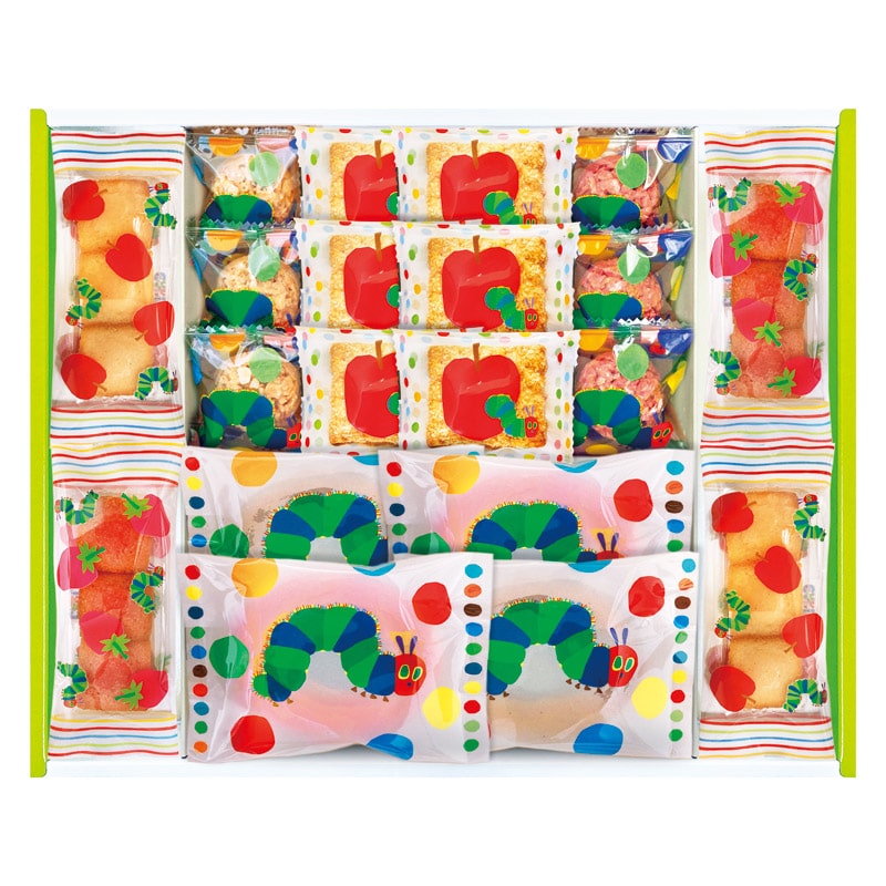 はらぺこあおむし スイーツギフト  ／各種洋菓子セット 洋菓子 スイーツ・お菓子 食品 ギフト プレゼント プチギフト 祝い バレンタイン チョコ 以外 子供 友達 ホワイトデー お返し 人気 カード
