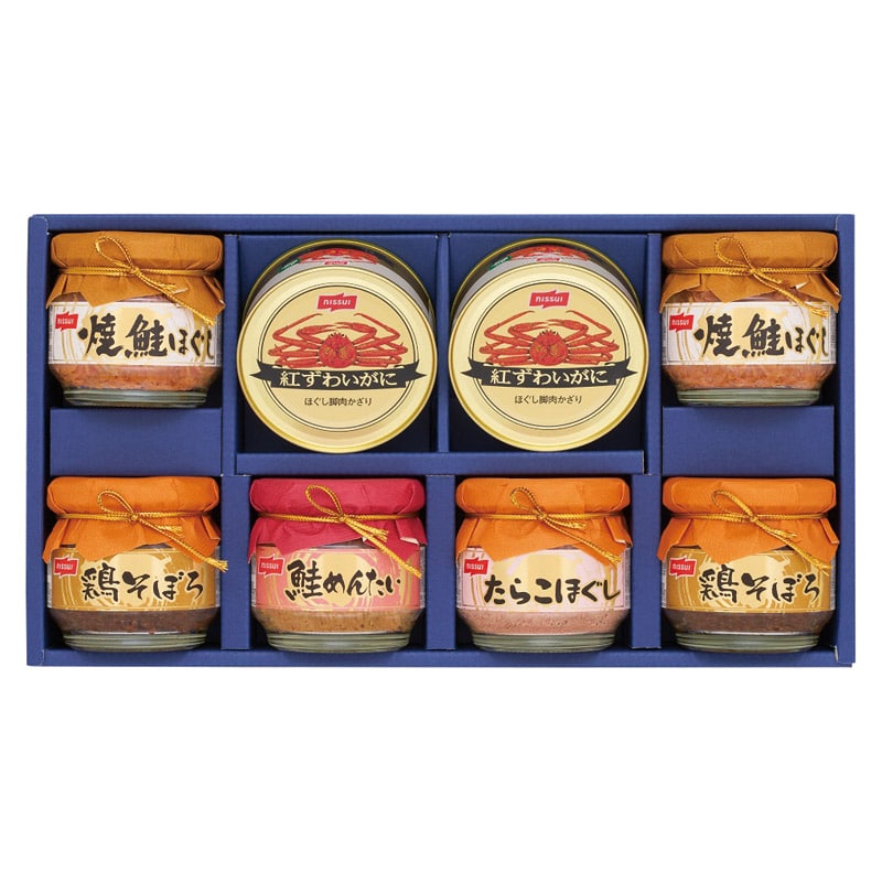 ニッスイ 缶詰･びん詰ギフトセット  ／魚介類・水産加工品 食品 ギフト プレゼント プチギフト 祝い バレンタイン チョコ 以外 子供 友達 ホワイトデー お返し 人気 カード