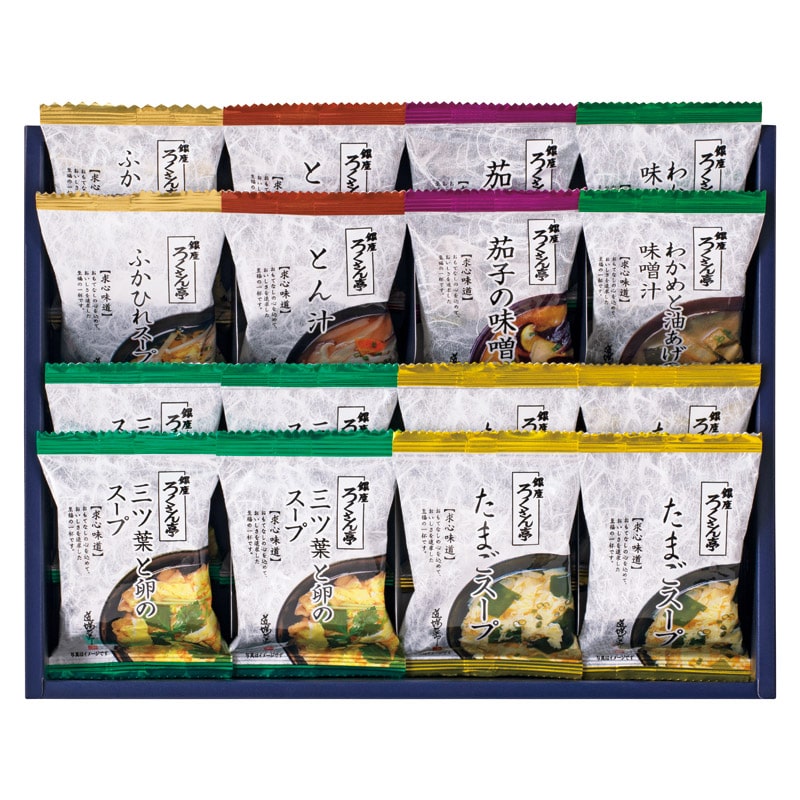 ろくさん亭 道場六三郎 フリーズドライギフト  ／お吸い物 和風惣菜 惣菜・レトルト 食品 ギフト プレゼント プチギフト 祝い バレンタイン チョコ 以外 子供 友達 ホワイトデー お返し 人気 カード