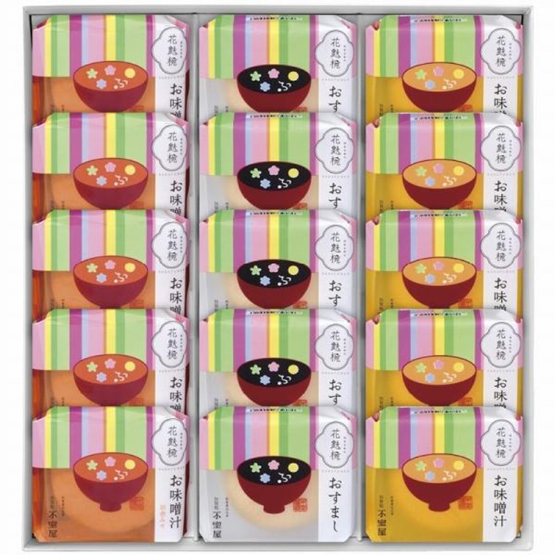 不室屋 花麩椀15ヶ入  ／お吸い物 和風惣菜 惣菜・レトルト 食品 ギフト プレゼント プチギフト 祝い バレンタイン チョコ 以外 子供 友達 ホワイトデー お返し 人気 カード