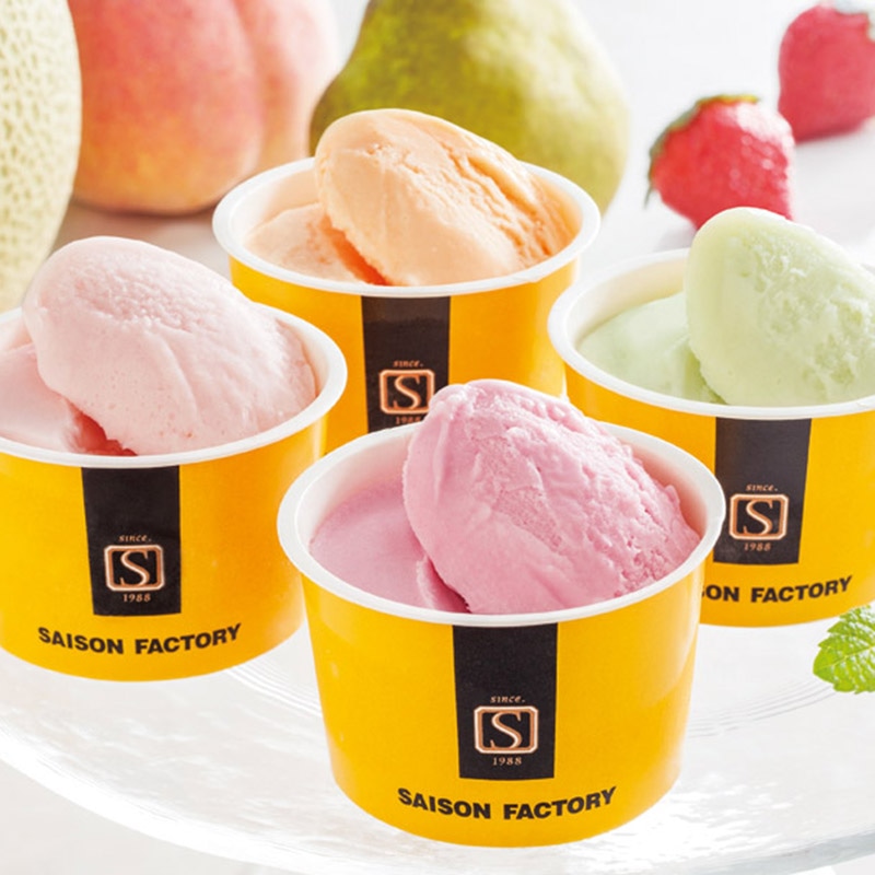 セゾンファクトリー 日本の名産フルーツアイス／アイスクリーム アイスクリーム・シャーベット スイーツ・お菓子 食品 送料無料 取り寄せ グルメ 産地直送 センター スイーツ バレンタイン チョコ 以外 子供 友達 ホワイトデー お返し 人気 カード