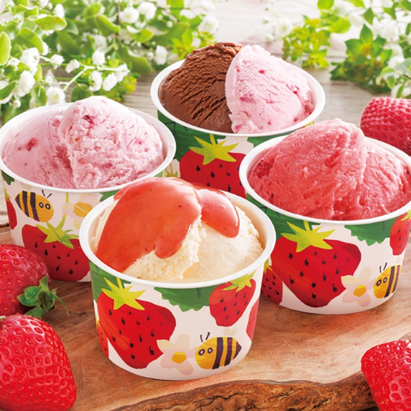 博多あまおうのこだわりアイス／アイスクリーム アイスクリーム・シャーベット スイーツ・お菓子 食品 送料無料 取り寄せ グルメ 産地直送 センター スイーツ バレンタイン チョコ 以外 子供 友達 ホワイトデー お返し 人気 カード