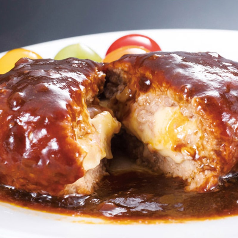 静岡発 衝撃のハンバーグ4個／ハンバーグ 洋風惣菜 惣菜・レトルト 食品 送料無料 取り寄せ グルメ 産地直送 センター スイーツ バレンタイン チョコ 以外 子供 友達 ホワイトデー お返し 人気 カード