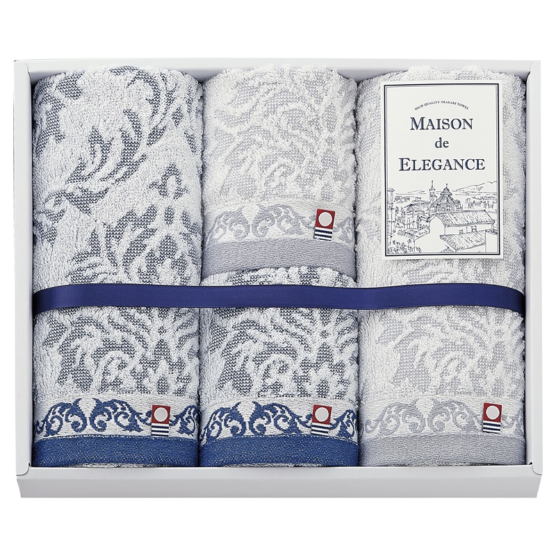 メゾン ド エレガンス タオルセット ／タオル 日用品・ヘルスケア ギフト プレゼント プチギフト 祝い お年賀 御年賀 2026 送料無料 人気 年始挨拶 バレンタイン チョコ 以外 子供 友達