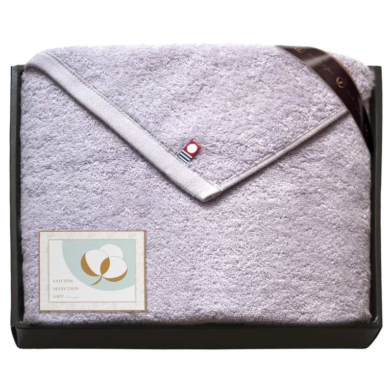 今治 コットンセレクション ミニバスタオル パープル ／タオル 日用品・ヘルスケア ギフト プレゼント プチギフト 祝い お年賀 御年賀 2026 送料無料 人気 年始挨拶 バレンタイン チョコ 以外 子供 友達