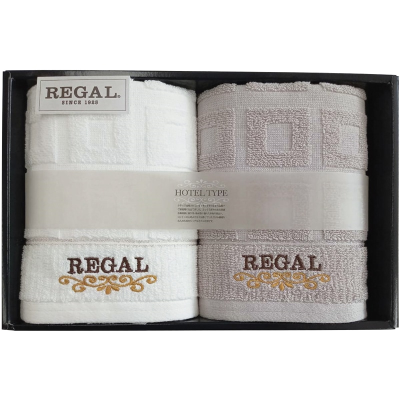 リーガル/スクエア フェイスタオル2P ／タオル 日用品・ヘルスケア ギフト プレゼント プチギフト 祝い お年賀 御年賀 2026 送料無料 人気 年始挨拶 バレンタイン チョコ 以外 子供 友達