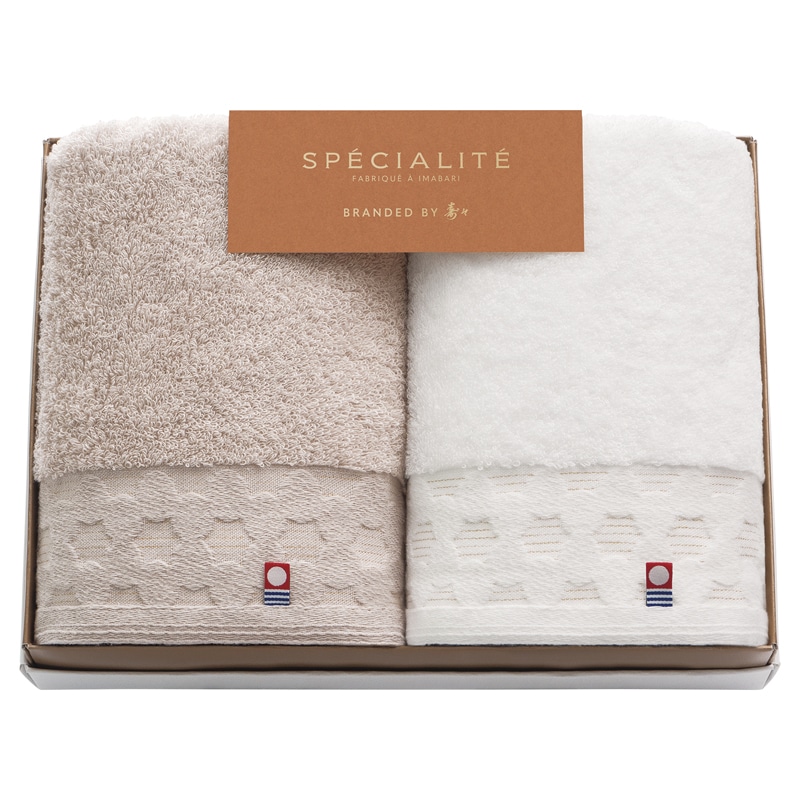 SPECIALITE 愛媛今治 フェイスタオル2P /タオル 日用品・ヘルスケア ギフト プレゼント プチギフト 祝い お年賀 御年賀 2026 送料無料 人気 年始挨拶 バレンタイン チョコ 以外 子供 友達