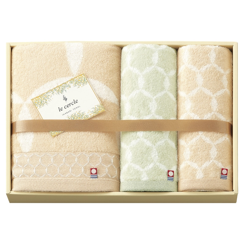le cercle タオルセット ／タオル 日用品・ヘルスケア ギフト プレゼント プチギフト 祝い お年賀 御年賀 2026 送料無料 人気 年始挨拶 バレンタイン チョコ 以外 子供 友達