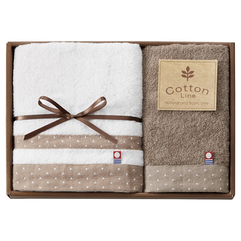 コットンライン タオルセット ／タオル 日用品・ヘルスケア ギフト プレゼント プチギフト 祝い お年賀 御年賀 2026 送料無料 人気 年始挨拶 バレンタイン チョコ 以外 子供 友達