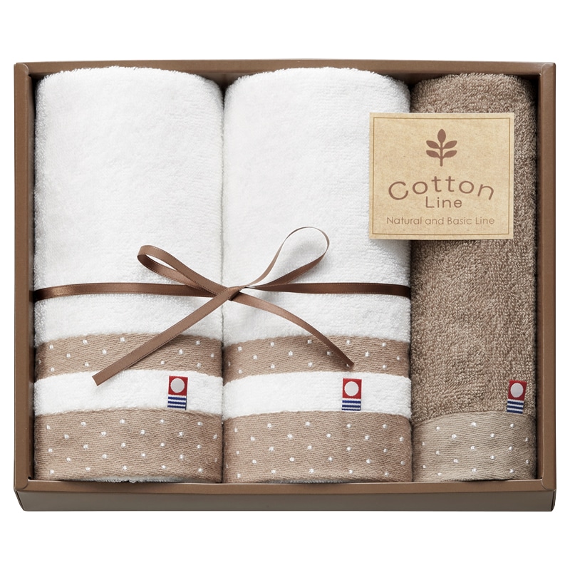 コットンライン タオルセット ／タオル 日用品・ヘルスケア ギフト プレゼント プチギフト 祝い お年賀 御年賀 2026 送料無料 人気 年始挨拶 バレンタイン チョコ 以外 子供 友達