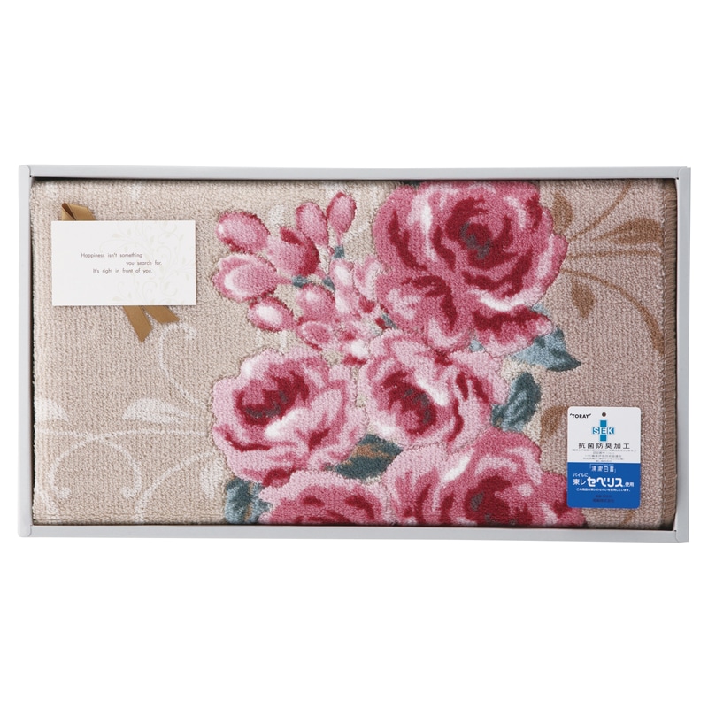 ローズ 大判バスマット ピンク ／バスマット バス用品 日用品・ヘルスケア ギフト プレゼント プチギフト 祝い お年賀 御年賀 2026 送料無料 人気 年始挨拶 バレンタイン チョコ 以外 子供 友達