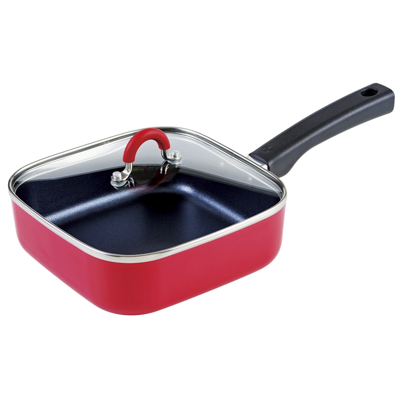 ToMay IH対応スクエアパン レッド ／フライパン 調理器具 キッチン用品 ギフト プレゼント プチギフト 祝い お年賀 御年賀 2026 送料無料 人気 年始挨拶 バレンタイン チョコ 以外 子供 友達