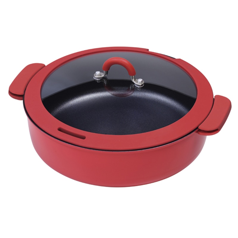 ToMay IH対応2WAYマルチパン24cm レッド ／鍋 調理器具 キッチン用品 ギフト プレゼント プチギフト 祝い お年賀 御年賀 2026 送料無料 人気 年始挨拶 バレンタイン チョコ 以外 子供 友達