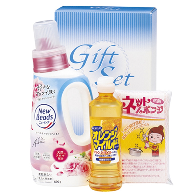 花香るランドリー&キッチンセット ／洗濯用洗剤 洗剤・柔軟剤・クリーナー 日用消耗品 日用品・ヘルスケア ギフト プレゼント プチギフト 祝い お年賀 御年賀 2026 送料無料 人気 年始挨拶 バレンタイン プレゼント
