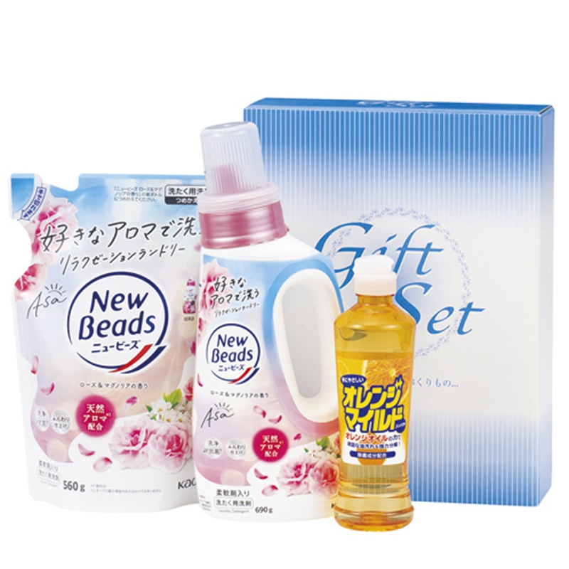 花香るランドリー&キッチンセット /洗濯用洗剤 洗剤・柔軟剤・クリーナー 日用消耗品 日用品・ヘルスケア ギフト プレゼント プチギフト 祝い お年賀 御年賀 2026 送料無料 人気 年始挨拶 バレンタイン プレゼント
