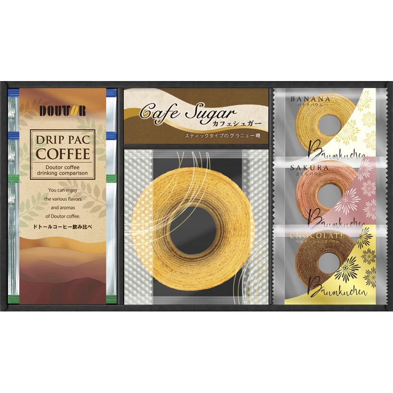 ドトールコーヒー&スイーツバラエティ ／各種洋菓子セット 洋菓子 スイーツ・お菓子 食品 ギフト プレゼント プチギフト 祝い お年賀 御年賀 2026 送料無料 人気 年始挨拶 バレンタイン チョコ 以外 子供 友達