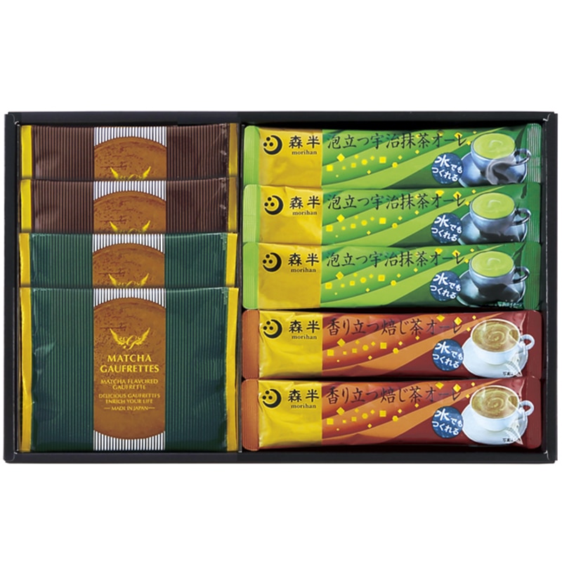宇治抹茶香るオーレとゴーフレット ／インスタントコーヒー コーヒー 水・ソフトドリンク 飲料 ギフト プレゼント プチギフト 祝い お年賀 御年賀 2026 送料無料 人気 年始挨拶 バレンタイン プレゼント