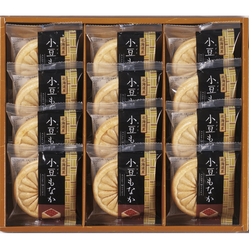 北海道小豆もなか詰合せ ／もなか 和菓子 スイーツ・お菓子 食品 ギフト プレゼント プチギフト 祝い お年賀 御年賀 2026 送料無料 人気 年始挨拶 バレンタイン チョコ 以外 子供 友達