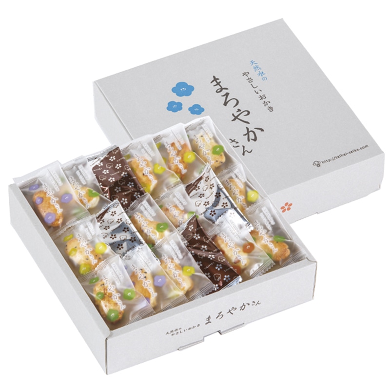 天然水おかき まろやかさん ／あられ・おかき せんべい・米菓 スイーツ・お菓子 食品 ギフト プレゼント プチギフト 祝い お年賀 御年賀 2026 送料無料 人気 年始挨拶 バレンタイン チョコ 以外 子供 友達