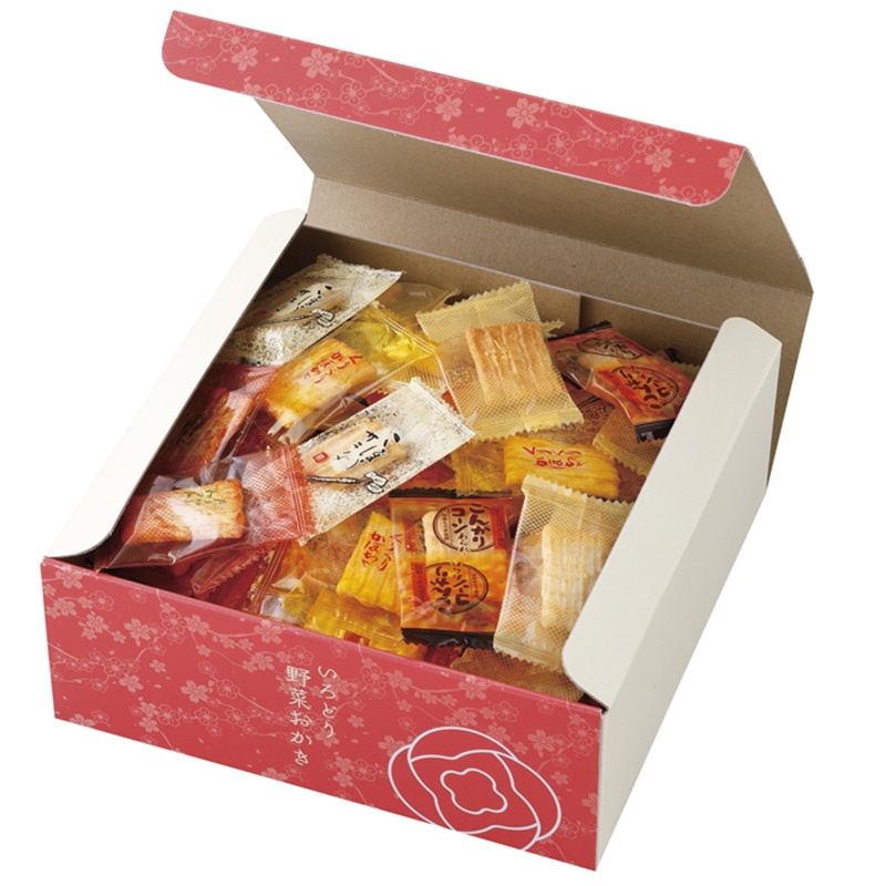 いろどり野菜おかき /あられ・おかき せんべい・米菓 スイーツ・お菓子 食品 ギフト プレゼント プチギフト 祝い お年賀 御年賀 2026 送料無料 人気 年始挨拶 バレンタイン チョコ 以外 子供 友達