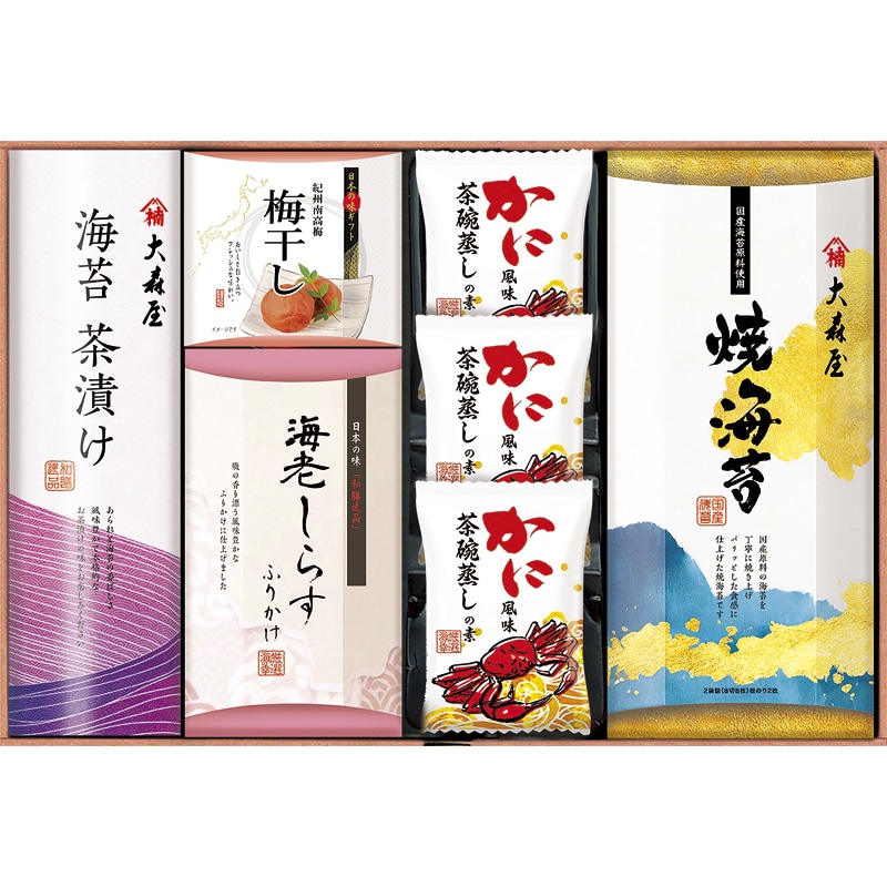 大森屋 磯浪漫 /セット・詰め合わせ 海苔 乾物 食品 ギフト プレゼント プチギフト 祝い お年賀 御年賀 2026 送料無料 人気 年始挨拶 バレンタイン チョコ 以外 子供 友達