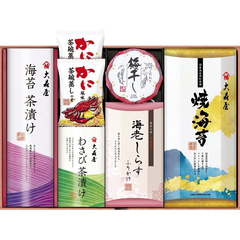 大森屋 磯浪漫 /セット・詰め合わせ 海苔 乾物 食品 ギフト プレゼント プチギフト 祝い お年賀 御年賀 2026 送料無料 人気 年始挨拶 バレンタイン チョコ 以外 子供 友達