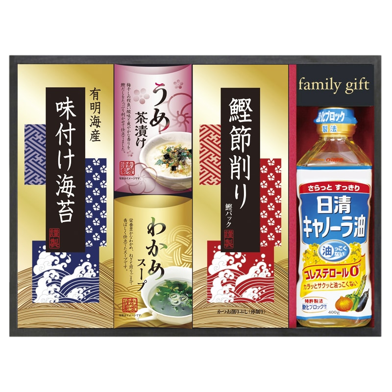 日清オイリオ 食卓詰合せ ／セット・詰め合わせ 調味料 食品 ギフト プレゼント プチギフト 祝い お年賀 御年賀 2026 送料無料 人気 年始挨拶 バレンタイン チョコ 以外 子供 友達