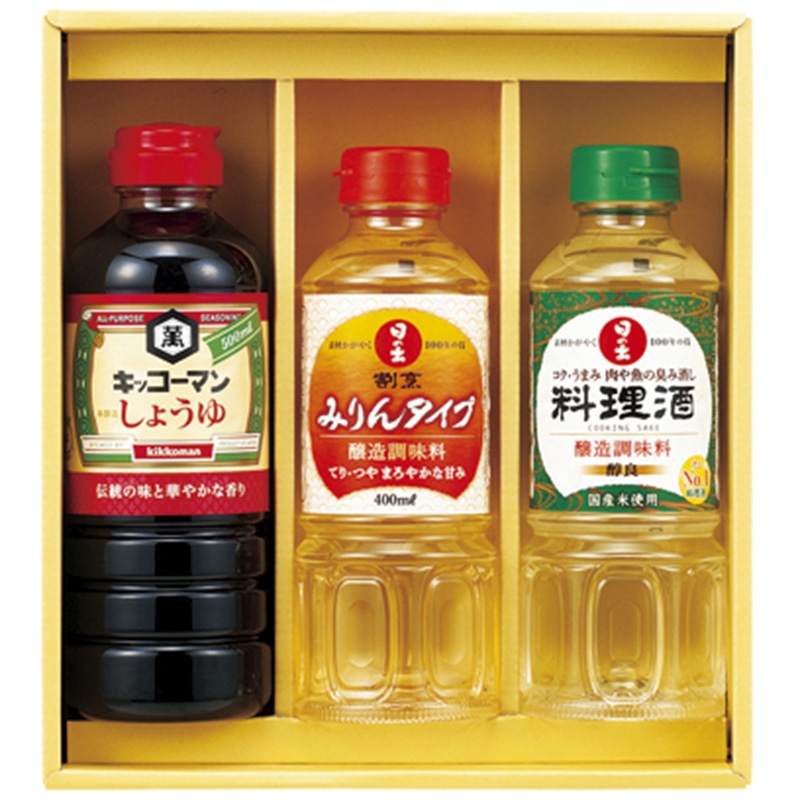 キッコーマン&調味料バラエティセット ／セット・詰め合わせ 調味料 食品 ギフト プレゼント プチギフト 祝い お年賀 御年賀 2026 送料無料 人気 年始挨拶 バレンタイン チョコ 以外 子供 友達