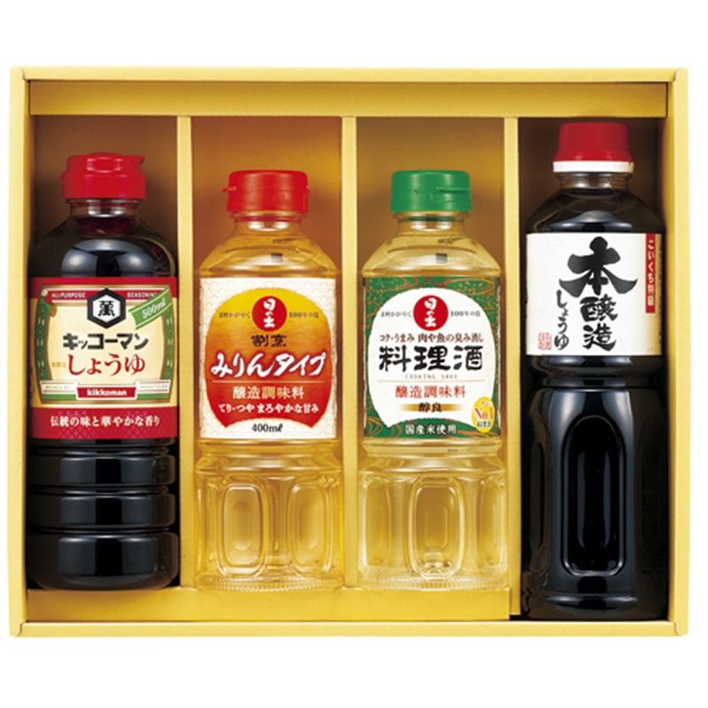 キッコーマン&調味料バラエティセット ／セット・詰め合わせ 調味料 食品 ギフト プレゼント プチギフト 祝い お年賀 御年賀 2026 送料無料 人気 年始挨拶 バレンタイン チョコ 以外 子供 友達