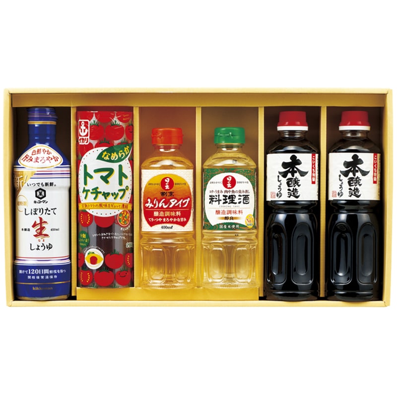キッコーマン&調味料バラエティセット ／セット・詰め合わせ 調味料 食品 ギフト プレゼント プチギフト 祝い お年賀 御年賀 2026 送料無料 人気 年始挨拶 バレンタイン チョコ 以外 子供 友達