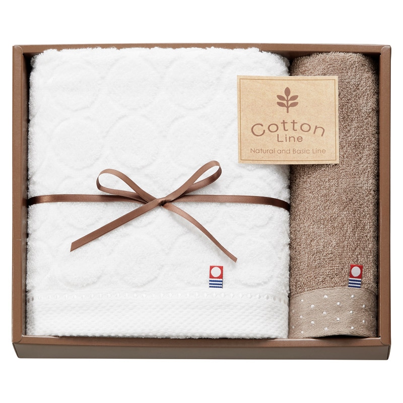 コットンライン 今治産コンパクトバスタオル&ハンドタオル  ／タオル 日用品・ヘルスケア ギフト プレゼント プチギフト 祝い バレンタイン チョコ 以外 子供 友達 ホワイトデー お返し 人気 カード