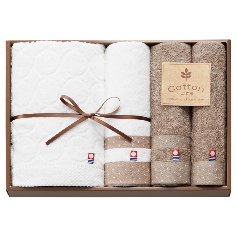 コットンライン 今治産タオルセット  ／タオル 日用品・ヘルスケア ギフト プレゼント プチギフト 祝い バレンタイン チョコ 以外 子供 友達 ホワイトデー お返し 人気 カード
