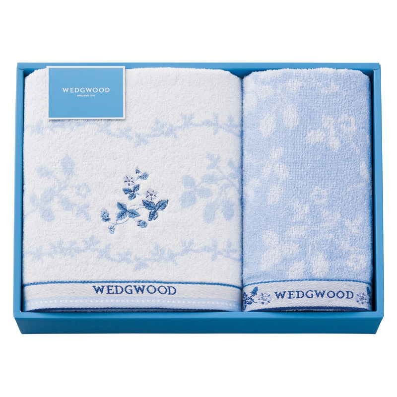 ウェッジウッド ワイルドストロベリー バスタオル&フェイスタオル  ／タオル 日用品・ヘルスケア ギフト プレゼント プチギフト 祝い バレンタイン チョコ 以外 子供 友達 ホワイトデー お返し 人気 カード