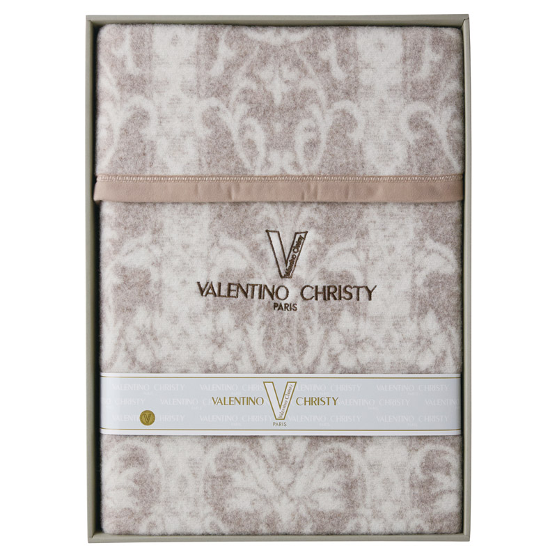 ヴァレンティノ･クリスティー ジャカード織ウール毛布(毛羽部分)  ／毛布・ブランケット 寝具 住まい・家具 ギフト プレゼント プチギフト 祝い バレンタイン チョコ 以外 子供 友達 ホワイトデー お返し 人気 カード