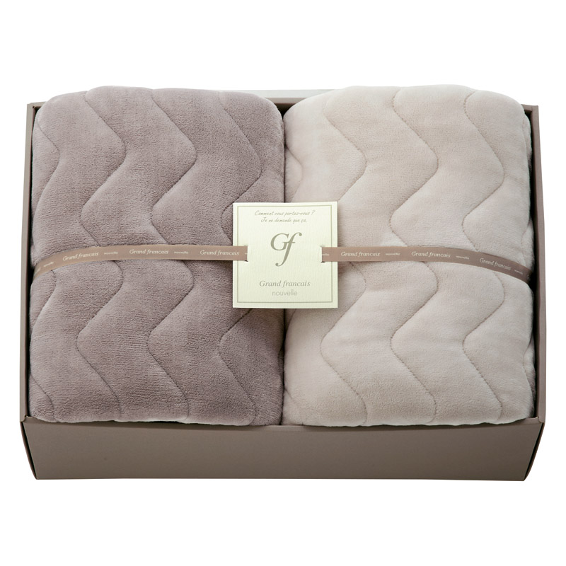 グランフランセヌーベル 吸湿発熱綿入りハイソフトタッチ敷パット2P  ／ベッドパッド・敷きパッド 寝具 住まい・家具 ギフト プレゼント プチギフト 祝い バレンタイン チョコ 以外 子供 友達 ホワイトデー お返し 人気 カード