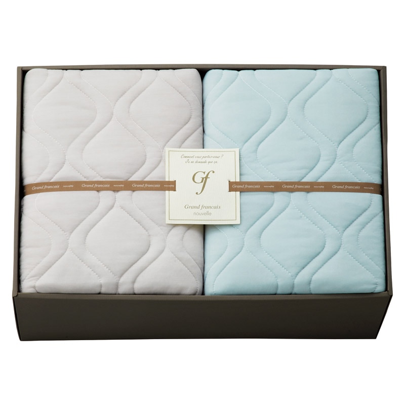 グランフランセヌーベル クール接触冷感敷パット2P  ／ベッドパッド・敷きパッド 寝具 住まい・家具 ギフト プレゼント プチギフト 祝い バレンタイン チョコ 以外 子供 友達 ホワイトデー お返し 人気 カード