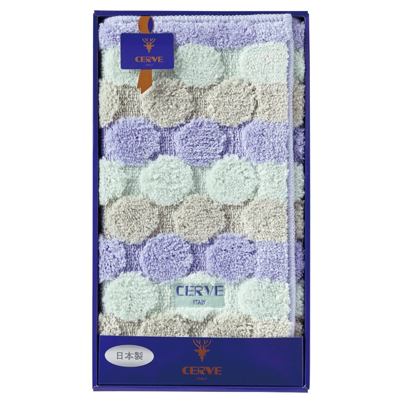 チェルベ ドット バスマット ブルー ／バスマット バス用品 日用品・ヘルスケア ギフト プレゼント プチギフト 祝い バレンタイン チョコ 以外 子供 友達 ホワイトデー お返し 人気 カード