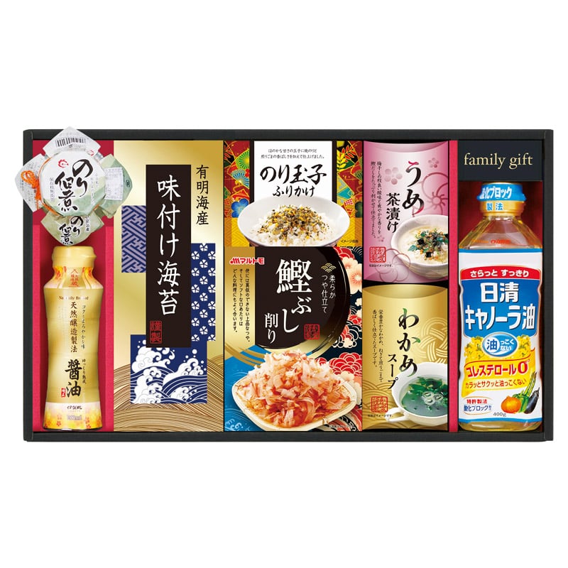 日清オイリオ食卓詰合せ /セット・詰め合わせ 調味料 食品 ギフト プレゼント プチギフト 祝い バレンタイン チョコ 以外 子供 友達 ホワイトデー お返し 人気 カード