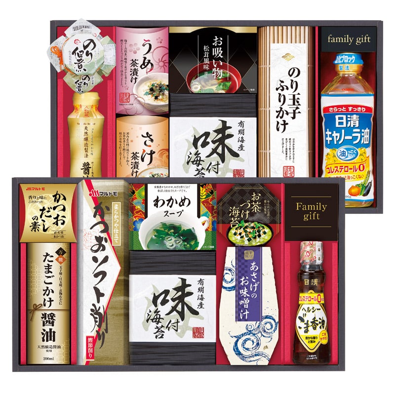 日清オイリオ食卓詰合せ  ／セット・詰め合わせ 調味料 食品 ギフト プレゼント プチギフト 祝い バレンタイン チョコ 以外 子供 友達 ホワイトデー お返し 人気 カード