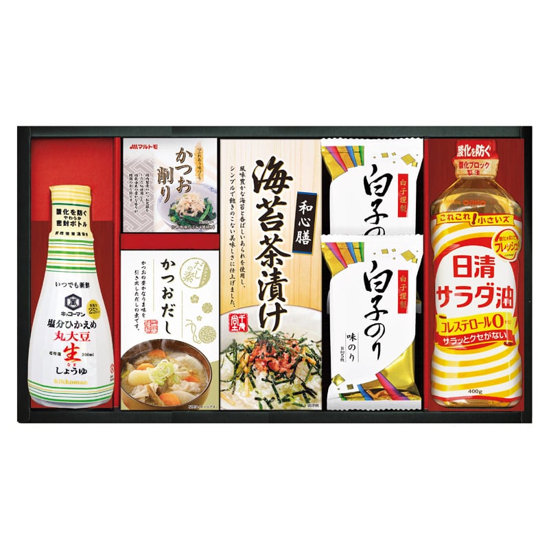 キッコーマン塩分ひかえめ生しょうゆ詰合せギフト /セット・詰め合わせ 調味料 食品 ギフト プレゼント プチギフト 祝い バレンタイン チョコ 以外 子供 友達 ホワイトデー お返し 人気 カード