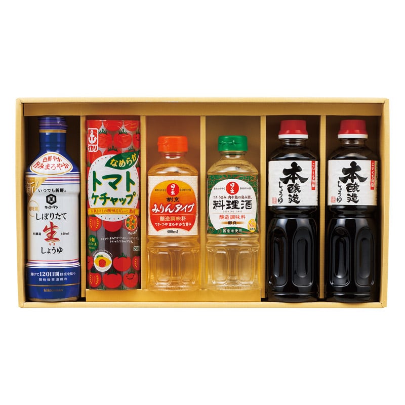 キッコーマン&調味料バラエティセット /セット・詰め合わせ 調味料 食品 ギフト プレゼント プチギフト 祝い バレンタイン チョコ 以外 子供 友達 ホワイトデー お返し 人気 カード