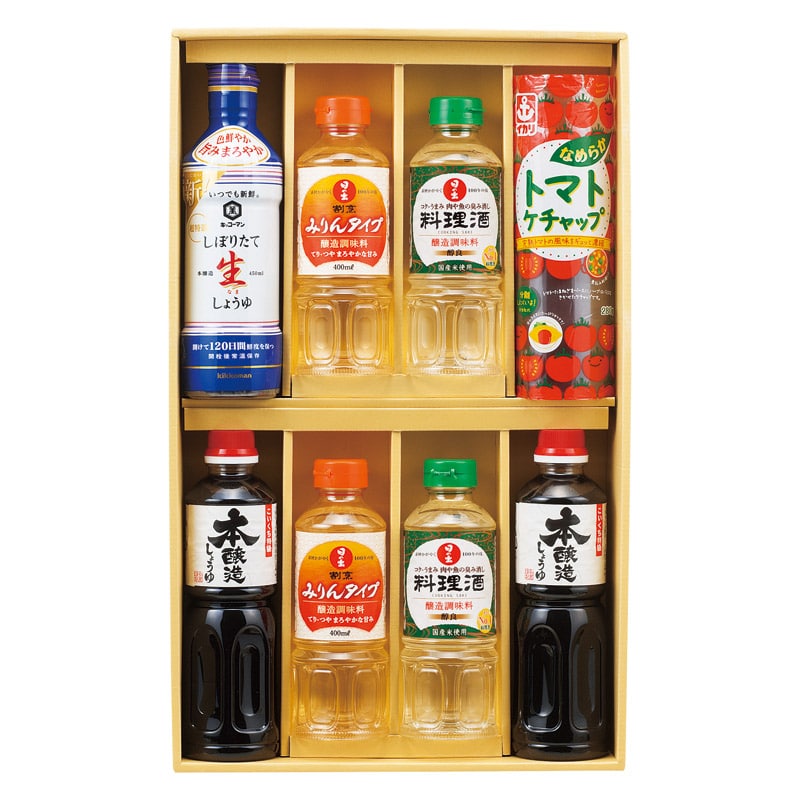 キッコーマン&調味料バラエティセット  ／セット・詰め合わせ 調味料 食品 ギフト プレゼント プチギフト 祝い バレンタイン チョコ 以外 子供 友達 ホワイトデー お返し 人気 カード
